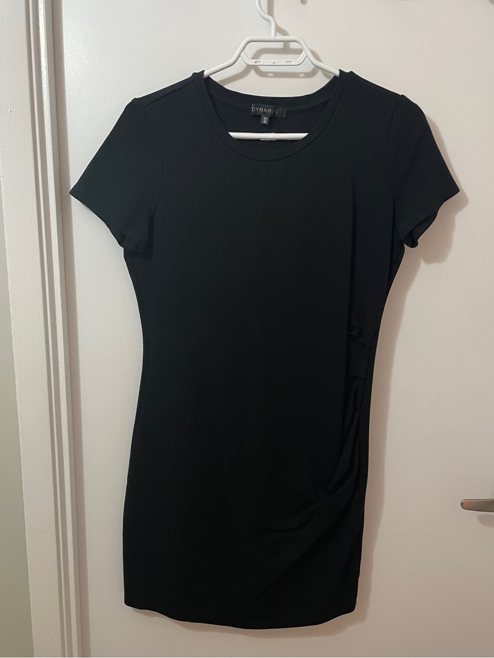 Dynamite Black T-Shirt Dress